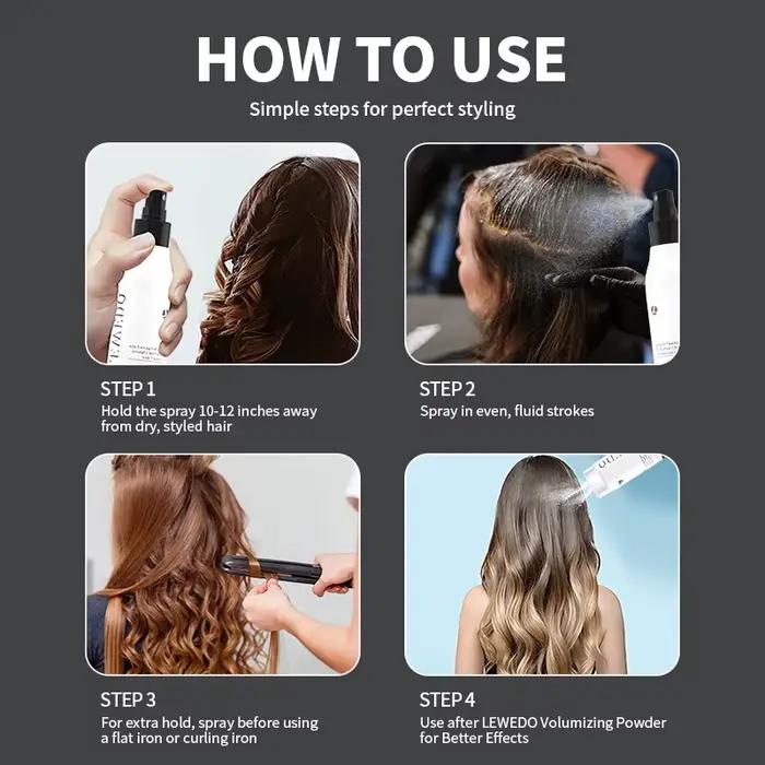 Applicateur d'eau en Spray volumateur pour cheveux