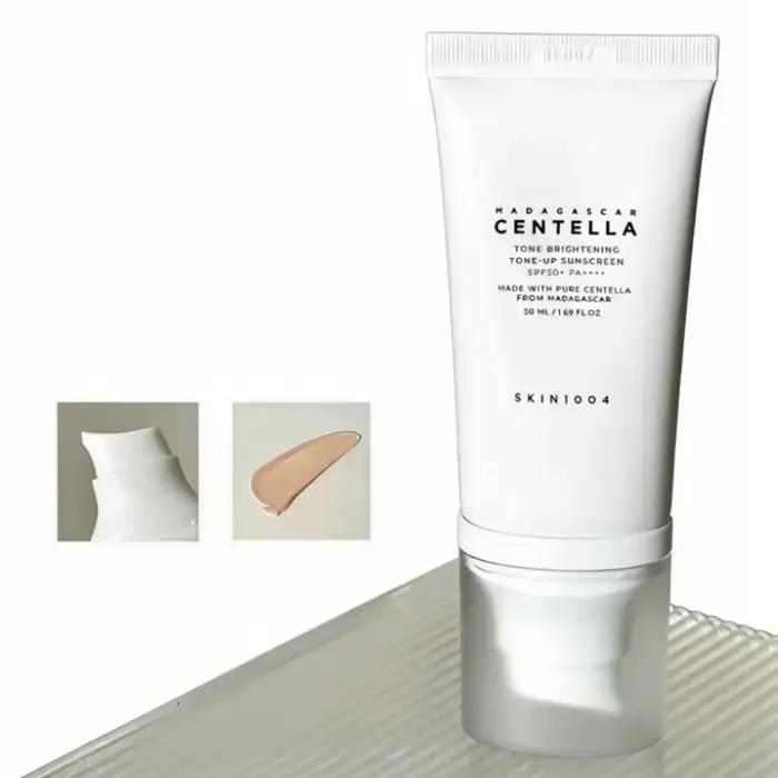 Crème solaire coréenne SKIN1004 Centella Air-Fit SPF50+ 50ml, apaisante, réparatrice, pour peaux sensibles, non grasse, légère, non grasse