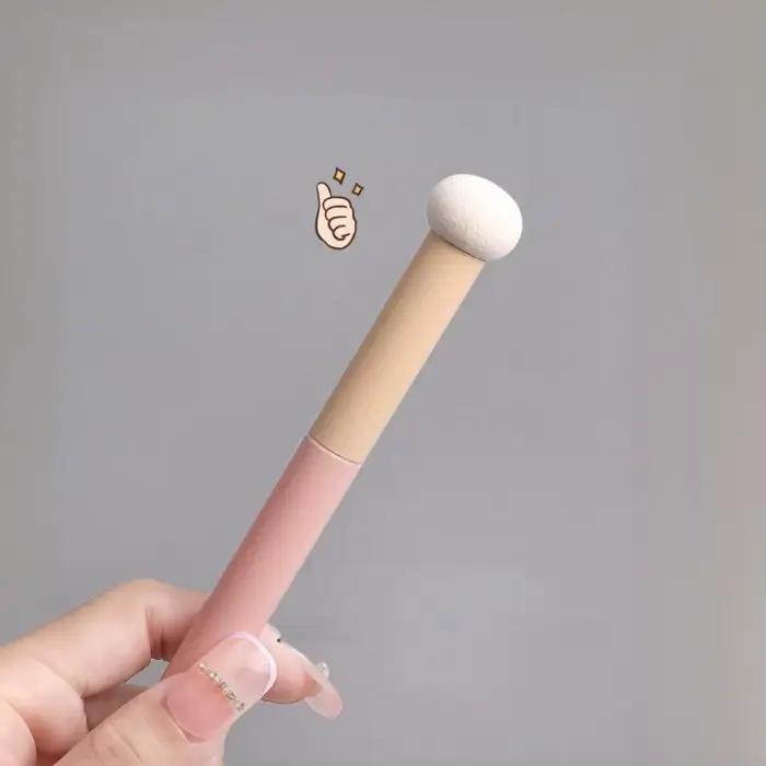 3 pinceaux de maquillage de haute qualité, éponge tête de champignon, pinceau anti-cernes, pinceau d