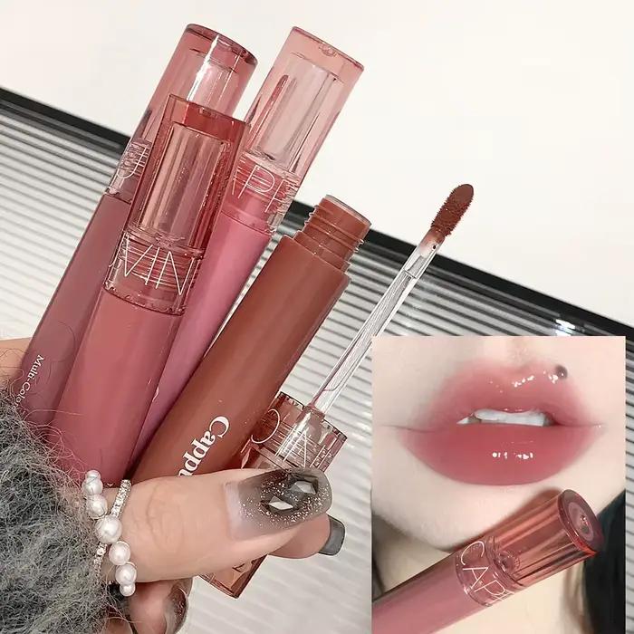 Cristal gelée brillant à lèvres hydratant eau-lumière clair huile à lèvres imperméable longue durée nu brillant raisin rouge teinte à lèvres maquillage
