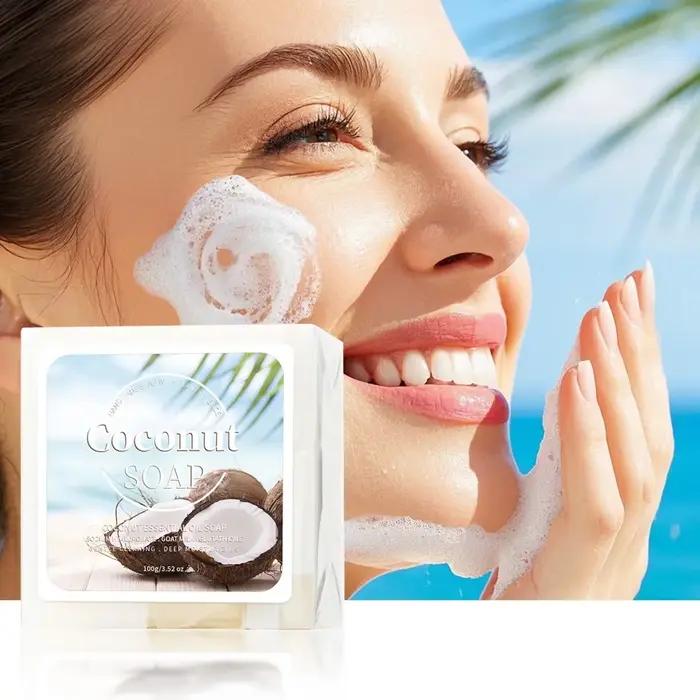 Savon artisanal 100g B+ au lait de coco biologique