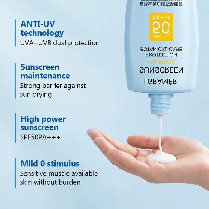 Crème solaire visage 50+