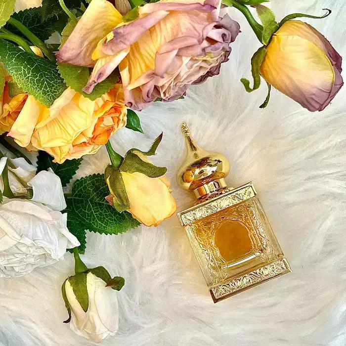 Parfum de luxe Amouage Cristal & Gold 50ml, fragrance Chypre, longue tenue, élégant, unisexe, parfum exquis, série Cristal Gold