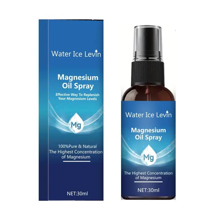 Huile de magnésium en spray pour le soin de la peau du visage et du corps, huile essentielle hydrata