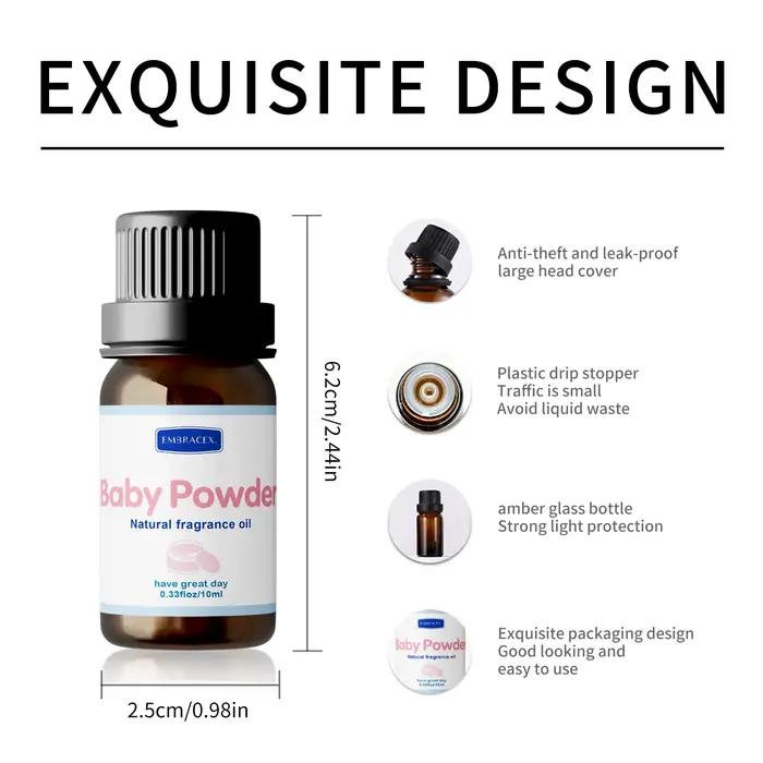Huile essentielle en poudre pour bébé