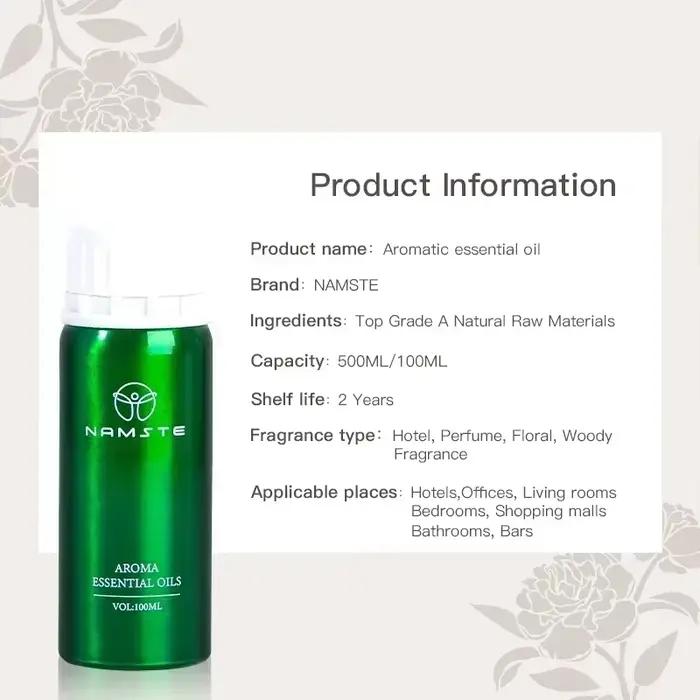 Namste 100ML Santal 33 Huile Essentielle pour Diffuseur d'Arômes, Liquide de Recharge, Parfum de Haute Qualité, Désodorisant d'Ambiance, Parfum d'Intérieur