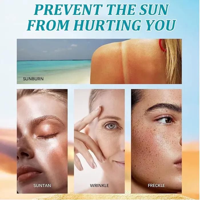 Bâton Solaire SPF 50+ à Large Spectre à l'Aloe Vera et à l'Huile de Jojoba - Protection UV Naturelle pour Visage et