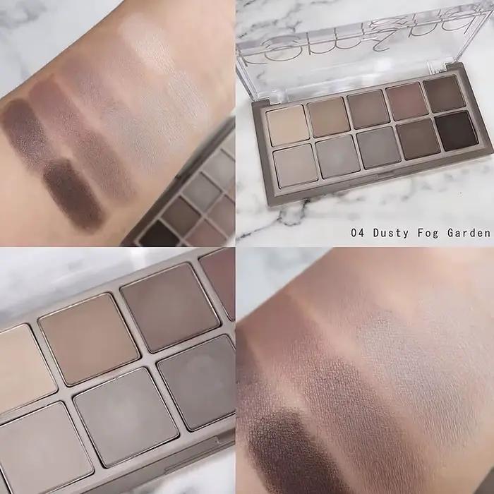 rom&nd BETTER THAN PALETTE, texture de poudre fine, pigmentation longue durée, maquillage de luxe, c