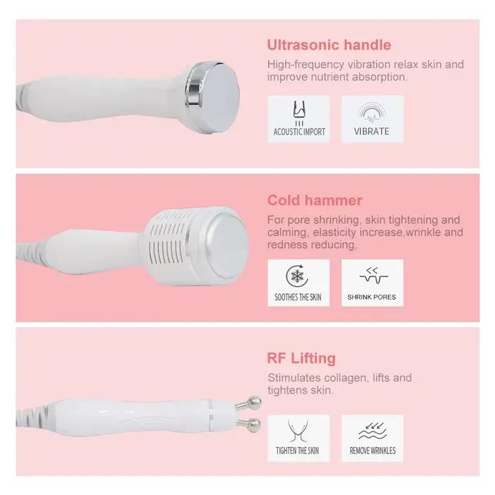 Machine à petites bulles d'hydrogène et d'oxygène 6 en 1, nettoyant pour le visage, hydro dermabrasion, pulvérisation d'eau et d'oxygène, équipement de beauté pour resserrer la peau