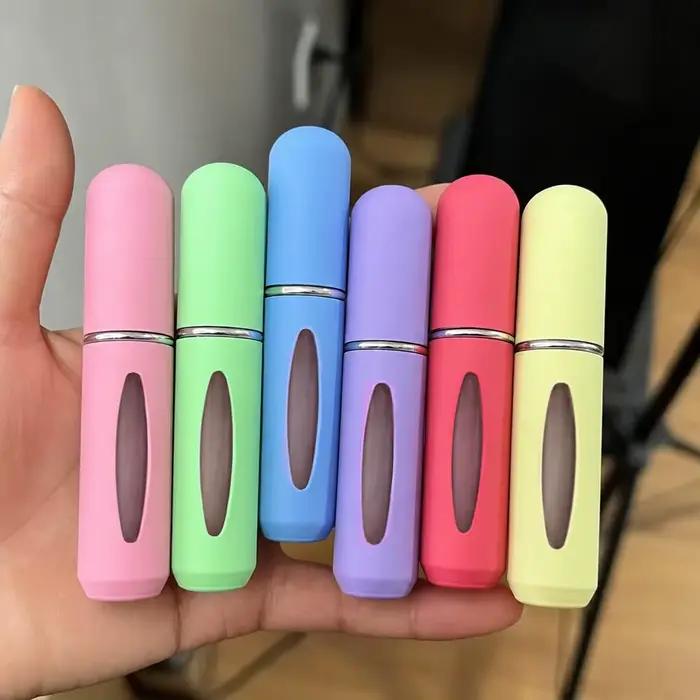Atomiseur de parfum portable 5 ml, mini flacon de parfum, vaporisateur d'échantillon, distributeur de cosmétiques, conteneur de voyage