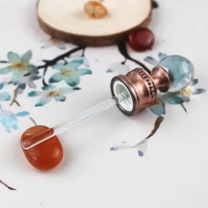 Flcopropriété d'huile essentielle de parfum antique, HI avec compte-gouttes en verre, cadeau de décoration artisanale africaine, 12ml