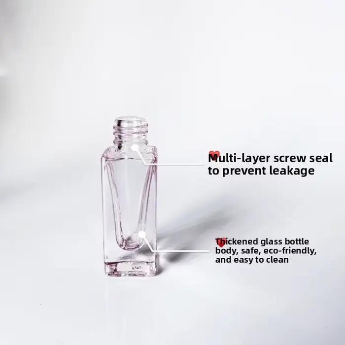 Flacon pulvérisateur de parfum de haute qualité, vide, en verre, atomiseur de parfum, flacon cosmétique de voyage, flacons d'échantillon rechargeables, Mini, 5ml, 6 pièces