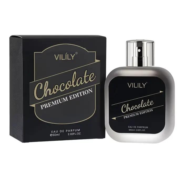 Parfum Vilily Gourmand pour homme, 60 ml, eau de parfum en spray, parfum sucré et épicé, parfum inte