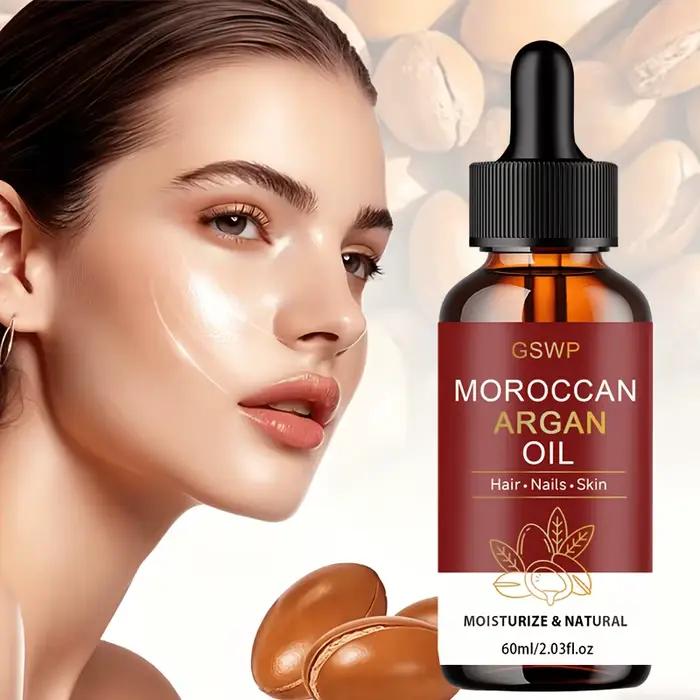 Huile d'Argan Marocaine pour Cheveux Ongles et Peau Hydratation Douceur et Vitalité Soins Personnels Occasions Spéciales