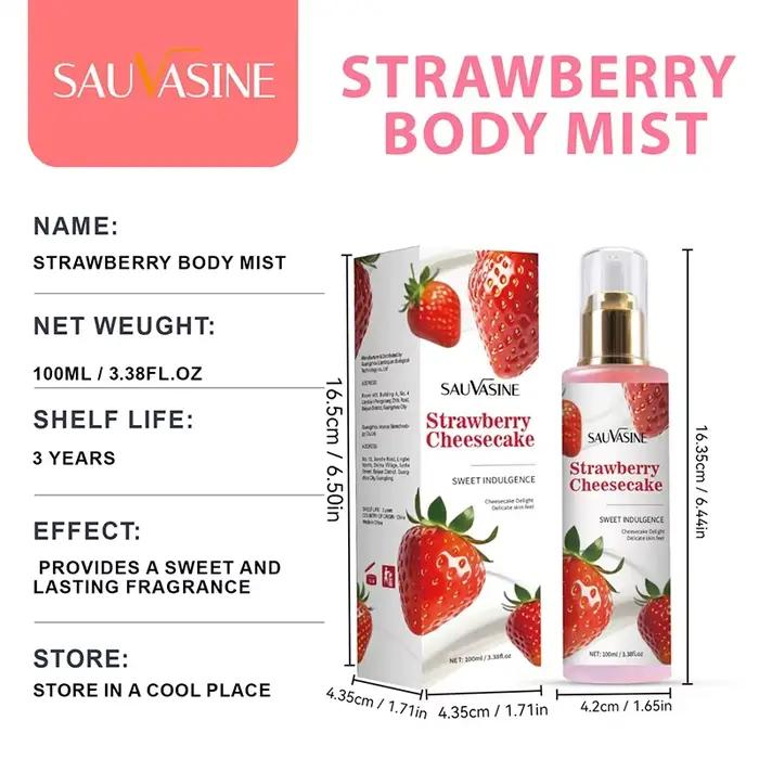 100ml Original fraise odeur corps brume marque