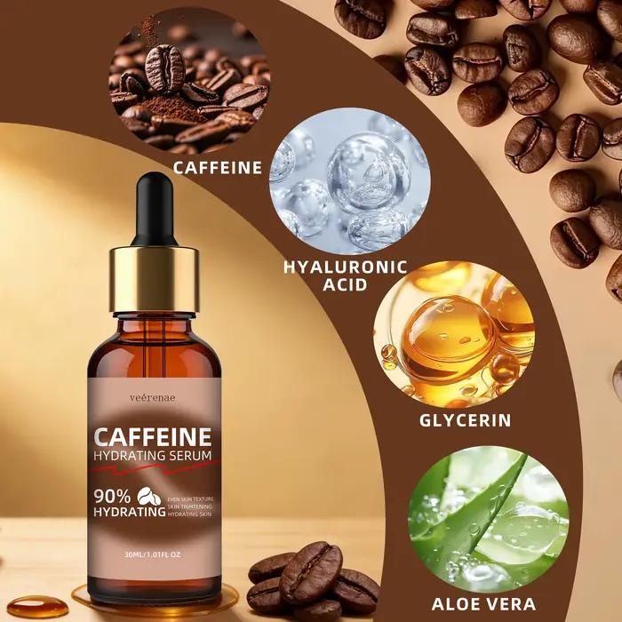 2pcs veérenae CAFFEINE HYDRATING SERUM