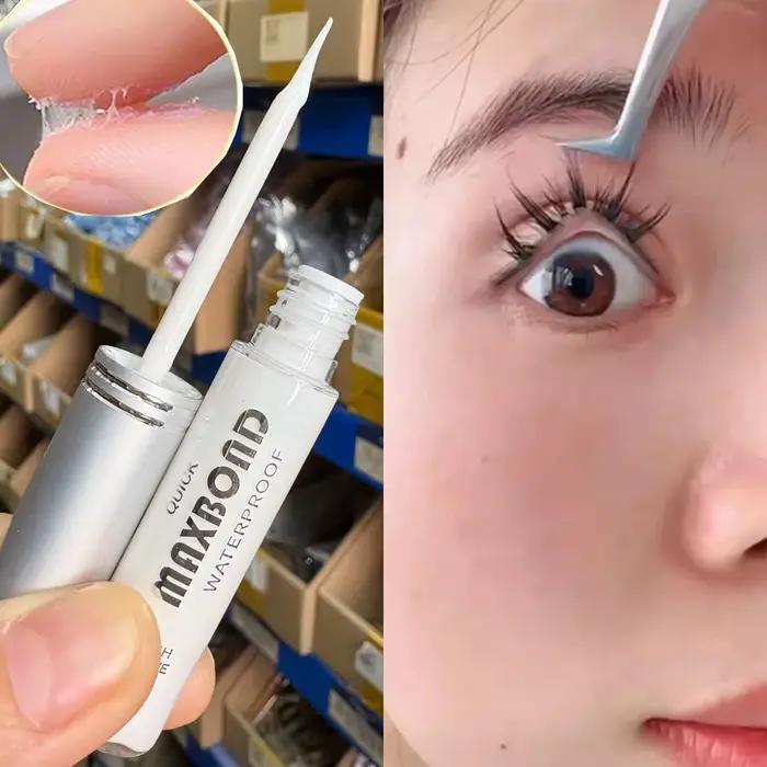 Colle à cils en gel imperméable HotPress pour tenue durable et confort non irritant pour tous les types de peau occasions spéciales et maquillage quotidien