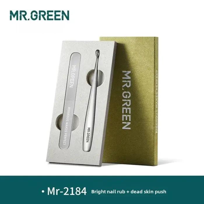 Lime à ongles en verre à double extrémité MR.GREEN – Polissage et façonnage entièrement lavables