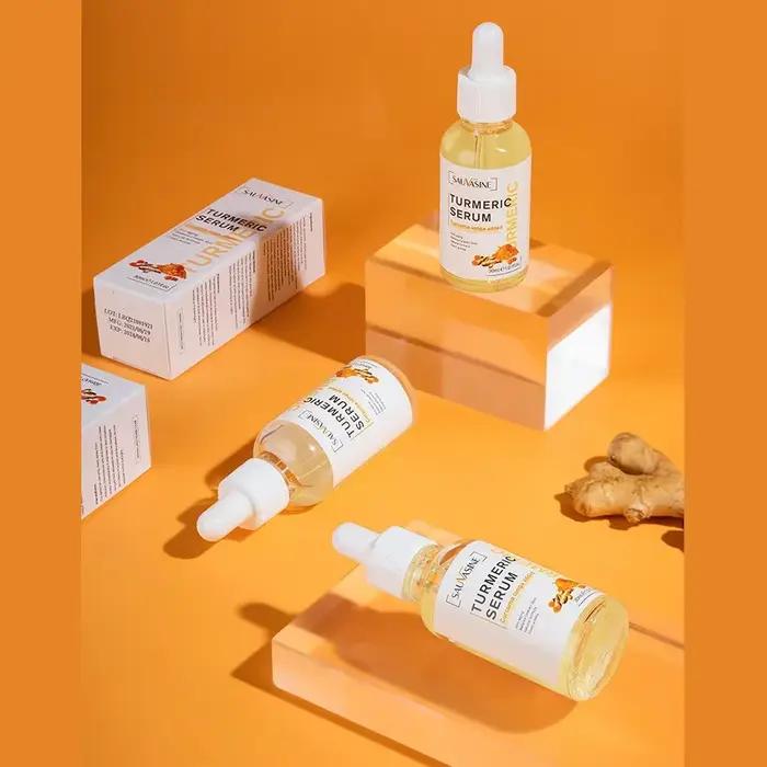 Essence de curcuma pour le visage, peut pénétrer dans l'épiderme, nourrissant en profondeur, fournissant un soin doux et efficace pour la peau, 30ml