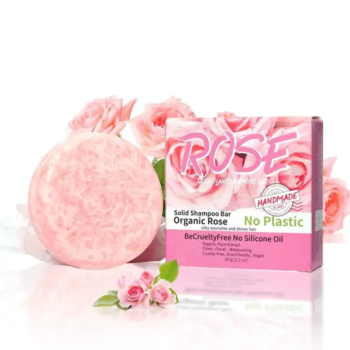 Savon shampoing rose rose
