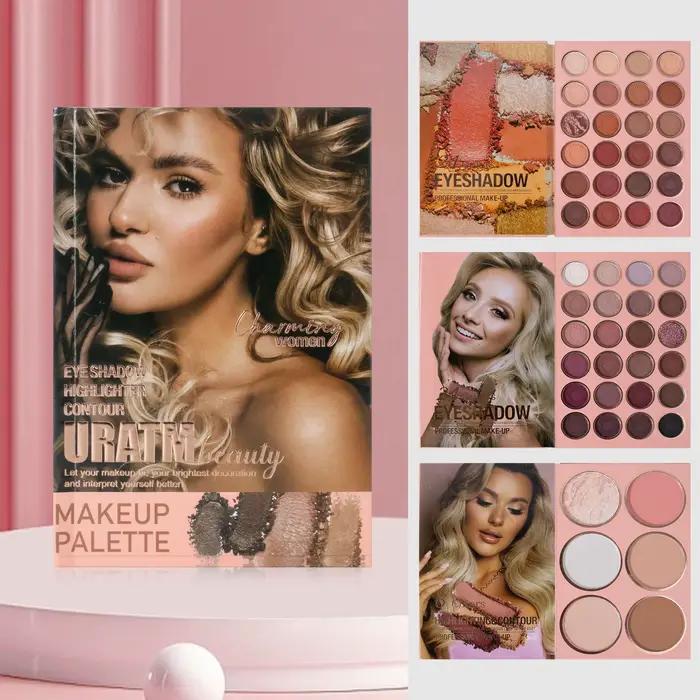 Palette de maquillage professionnelle 54 couleurs, palette de cosmétiques, fard à joues mat nacré, s