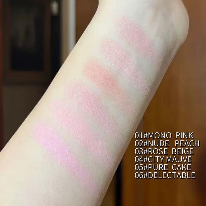 HERORANGE Monokrom Serbuk Blush Waterproof