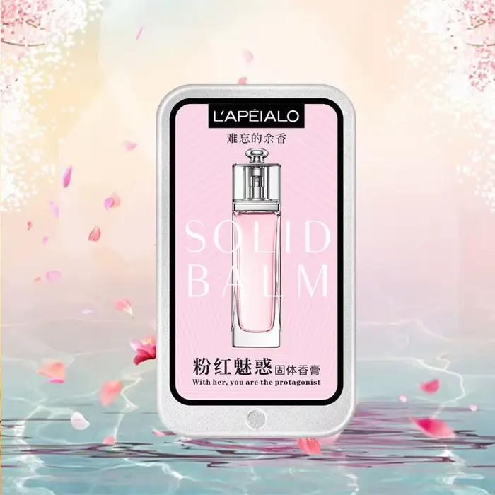 Baume solide parfumé aux phéromones pour femme, parfum léger longue durée, baume parfumé solide port