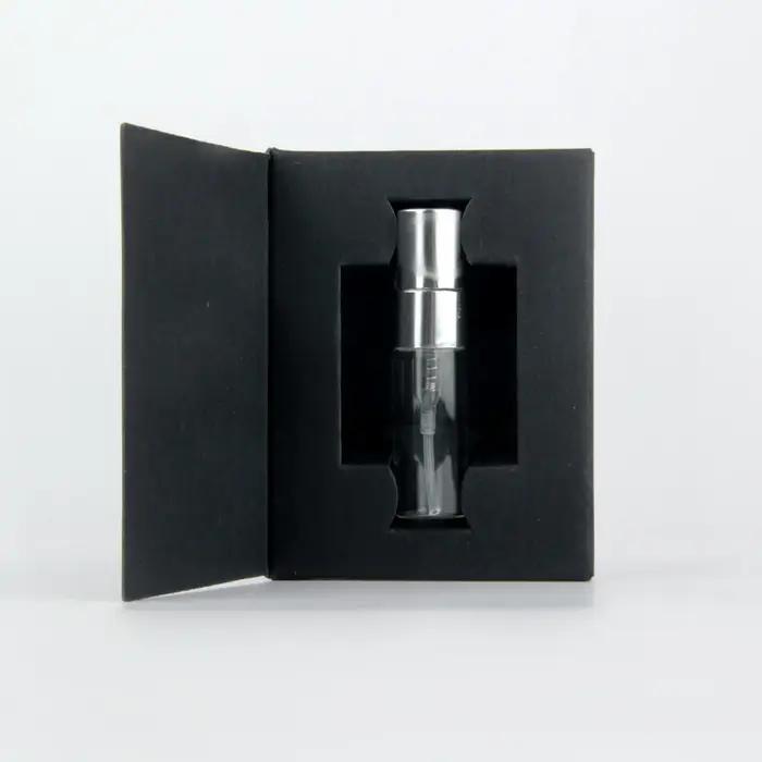 Boîtes d'emballage de 100 ml et 3ml, Mini bouteille de parfum en verre avec atomiseur, LOGO personnalisable, 2.5 pièces/lot