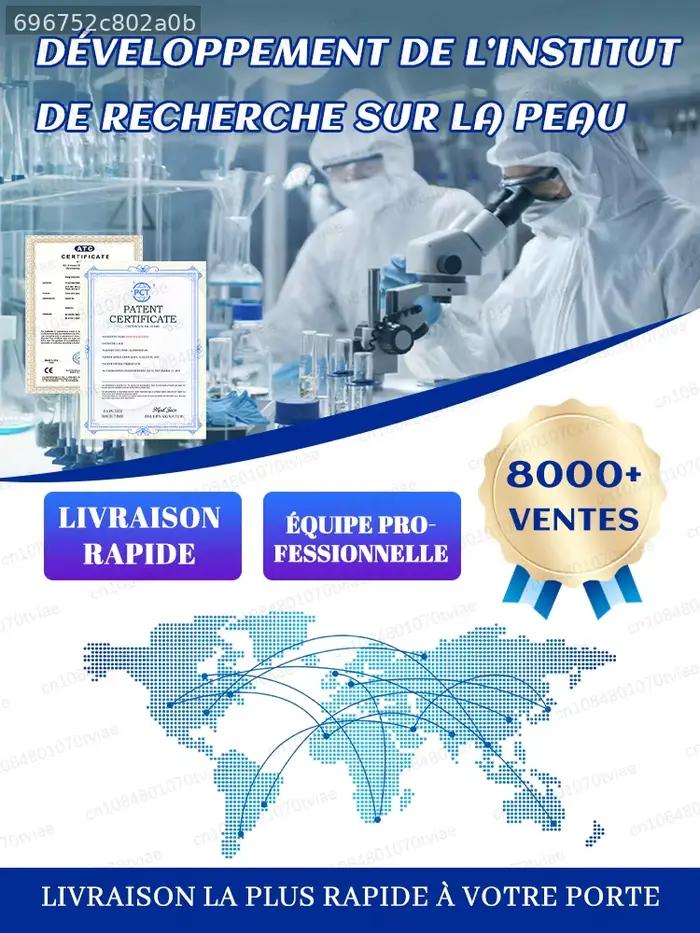 La peau est ferme, sans ridules, et jeune et rayonnante.