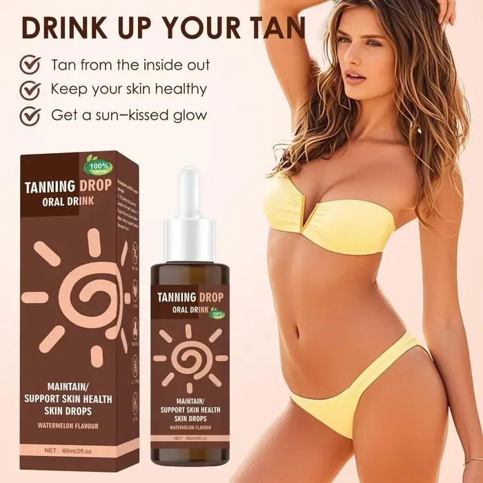 Boisson bronzante végane sans sucre pour un éclat doré et hydraté peau soins de la peau occasion spéciale femmes