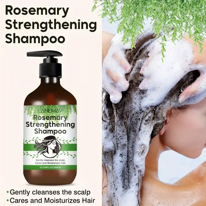 Shampoing fortifiant au romarin - Nettoyez et renforcer les cheveux - Améliore la texture