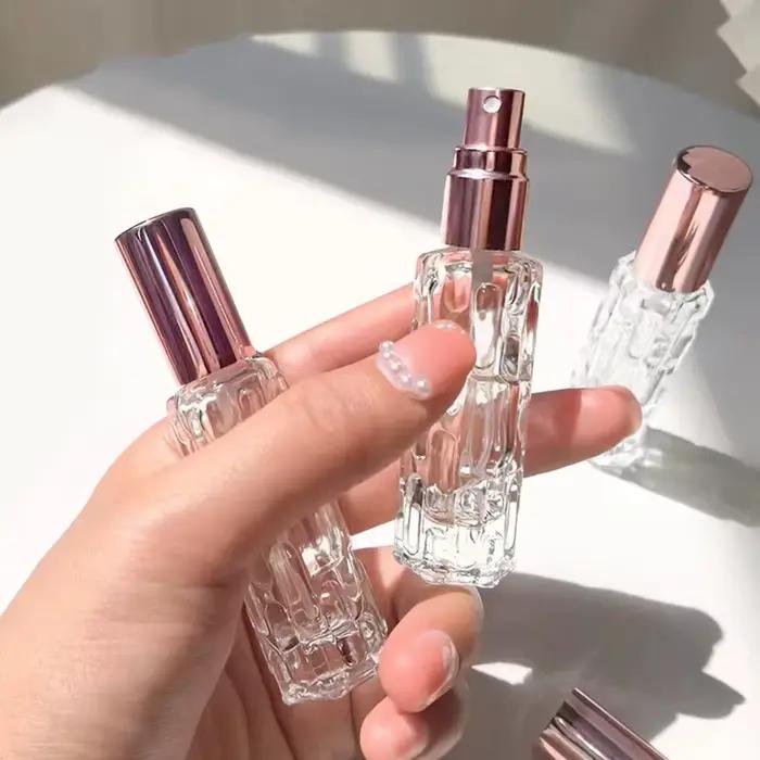 Mini bouteilles de pulvérisation de parfum de 10ml, 2 pièces, liquide de voyage Portable, contenant un atomiseur, livrer un entonnoir de parfum
