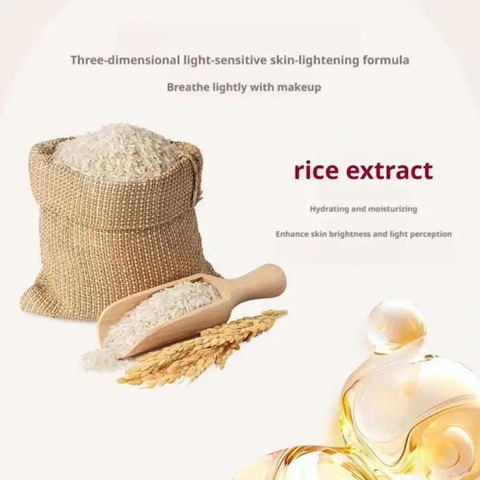 Crème isolante naturelle au riz pour peaux sensibles