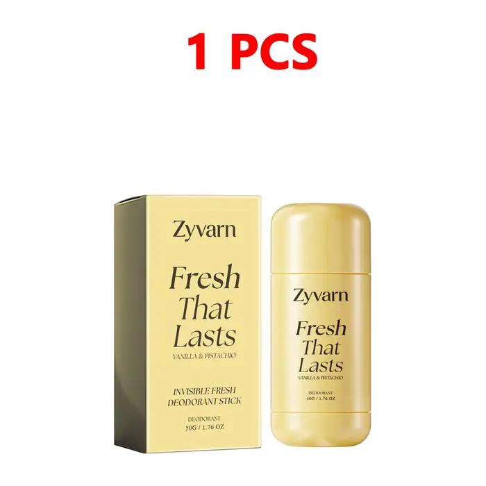 Stick parfumé invisible Vanille & Pistache, protection anti-odeur longue durée pour femmes et hommes