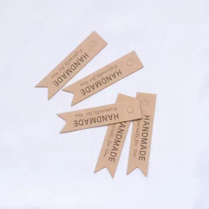 10/20/50 pièces belle étiquette de bougie faite à la main lettrage décoration Kit de fabrication de bougies bonbons Biscuit gâteau cadeau étiquette cadeau exquise