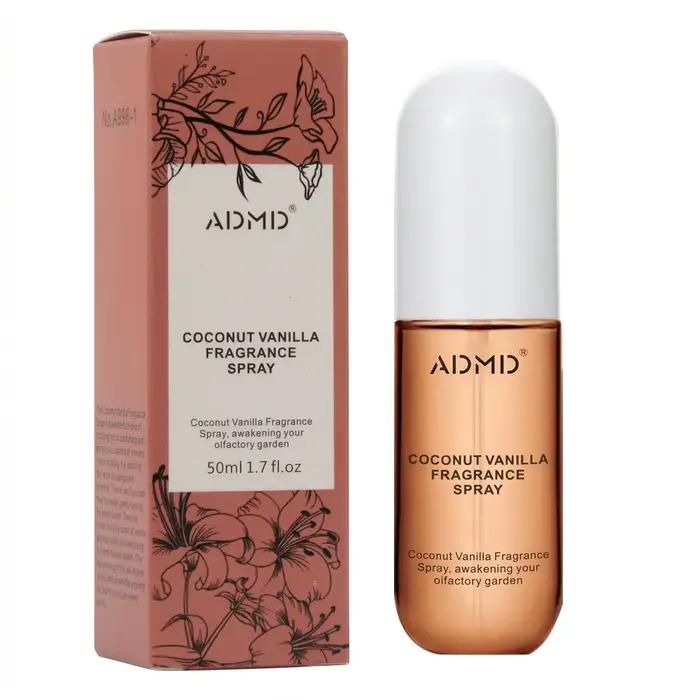 Spray parfumé à la noix de coco et à la rose