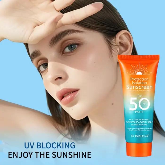 Crème solaire pour le visage et le corps avec protection UV
