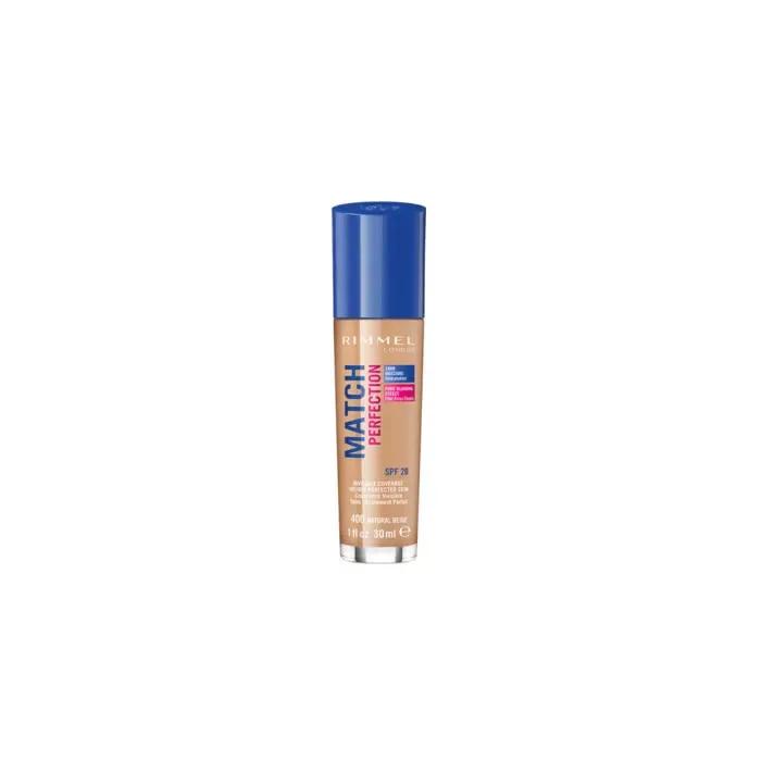 Rimmel Match Perfection Foundation Spf20 400 Natural Beige