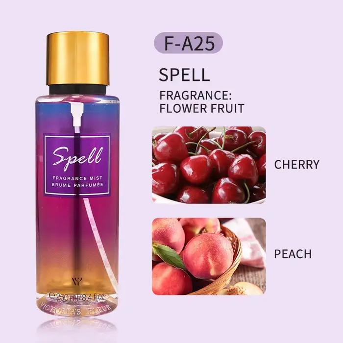 Fleur saison femmes Victoria parfum longue durée Spray 250ml vanille Secret charme brume parfum fleu
