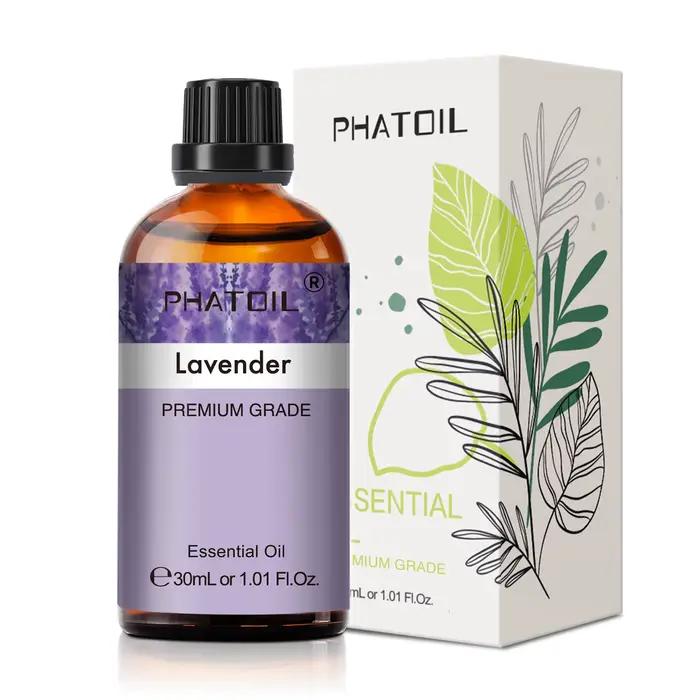 PHATOIL 30ml huile essentielle d'aromathérapie lavande Eucalyptus vanille huiles aromatiques Orange douce pour diffuseur fabrication de bougies savon à faire soi-même