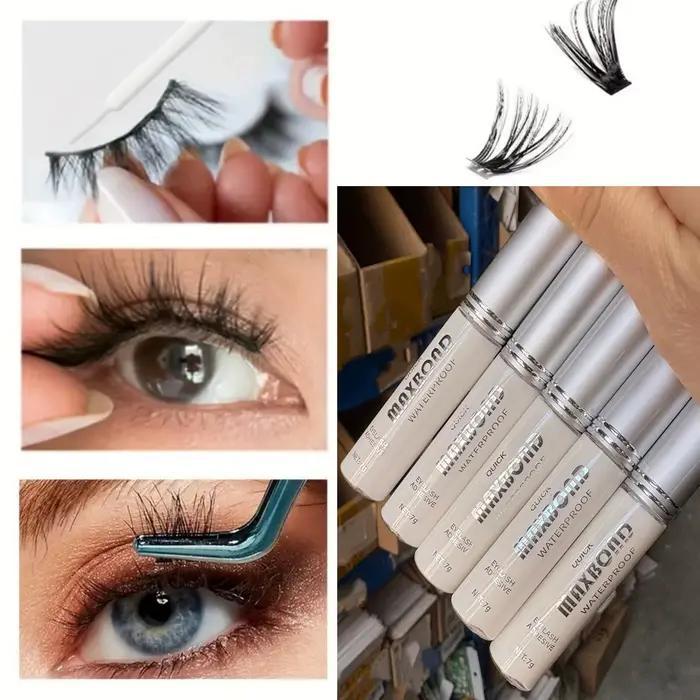 Colle à cils en gel imperméable HotPress pour tenue durable et confort non irritant pour tous les types de peau occasions spéciales et maquillage quotidien