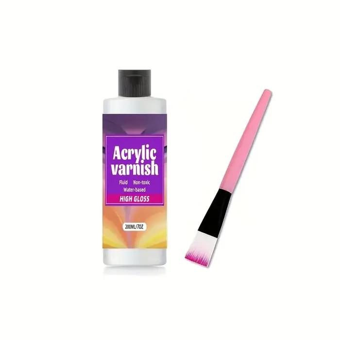 Vernis acrylique à haute brillance