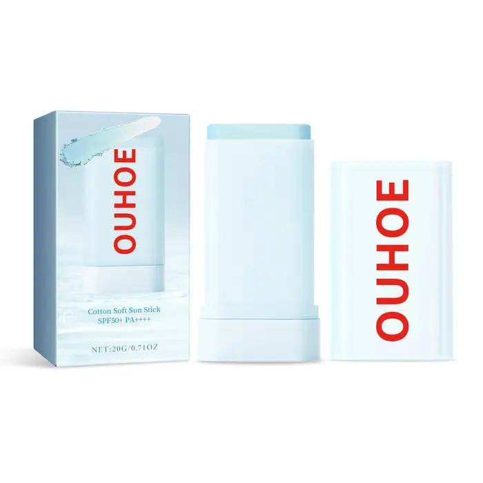 Crème solaire Stick Spf 50 pour la peau grasse Visage Sun Blocking UV Protecteur Hydratant Rafraîchissant Contrôle de