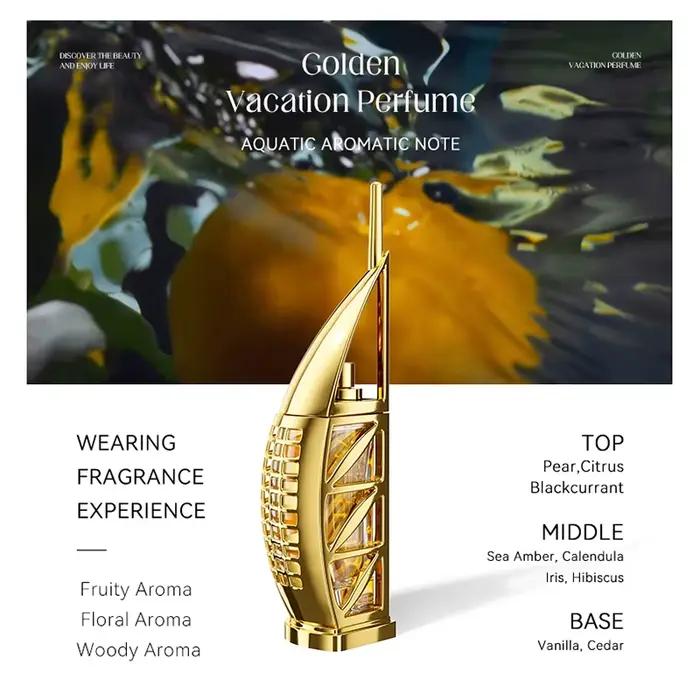 MORAKOT Golden Vacation Parfum Unisexe Longue Durée 75ml Eau de Toilette