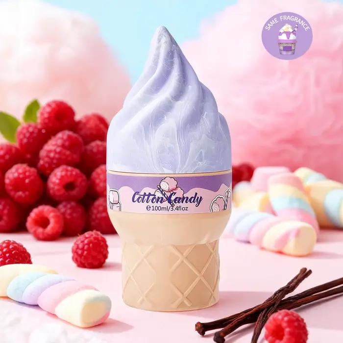 Spray parfumé Gourmand pour Desserts, Brume Parfumée Chocolat/Biscuit/Glace à la Coton, Parfum Sucré