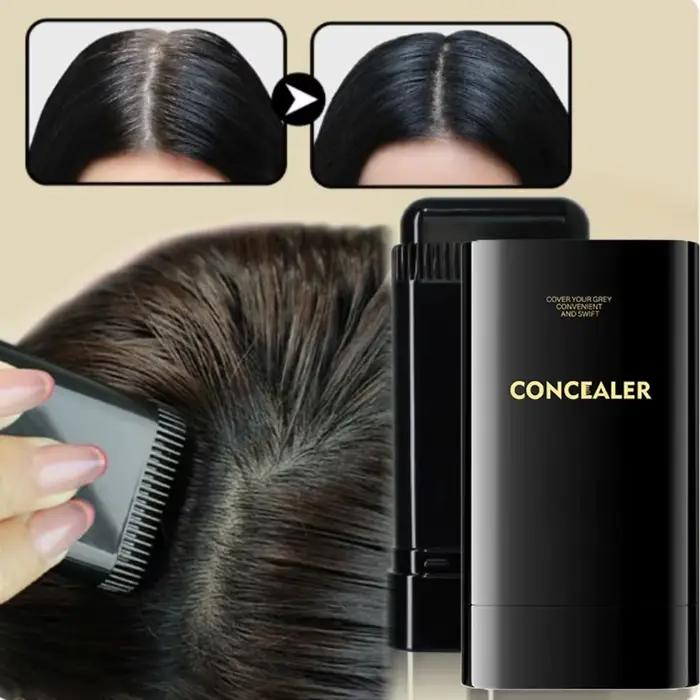 Nouveau peigne imperméable pour teinture capillaire, couleur noire, crème de coloration pour cheveux, résistant à la sueur, facile à utiliser, bâton pour la couverture des cheveux gris