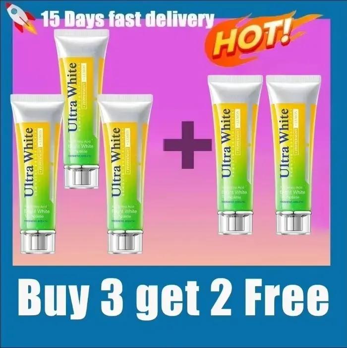 Dentifrice Citron Menthe 100g – Soin Bucco-dentaire Quotidien – Élimine la Plaque Dentaire – Blanchit les Dents – Haleine Fraîche Longue Durée