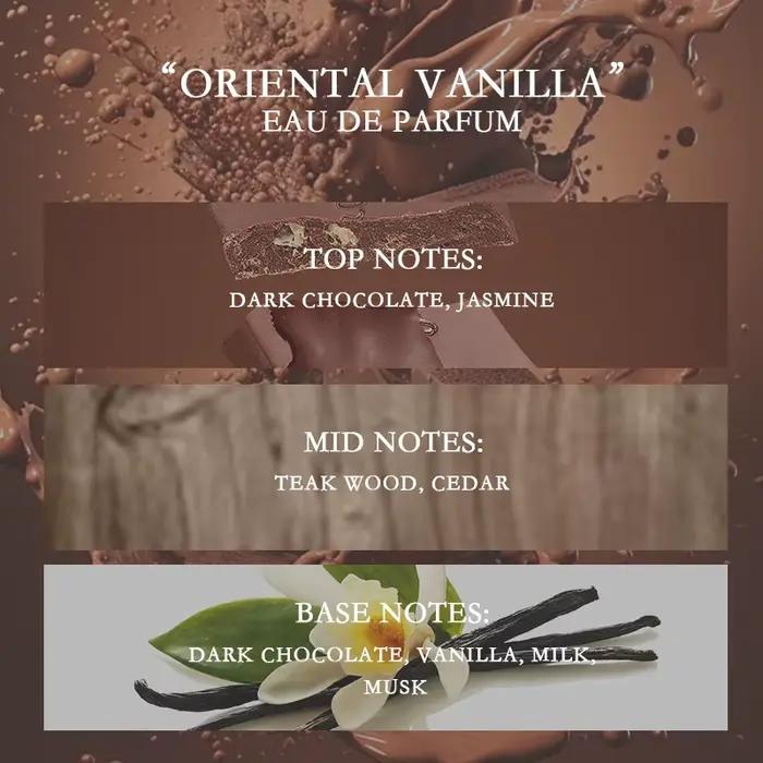 Marque unisexe riche chocolat lait parfum frais naturel vanille Gourmand Eau De Toilette durable sophistiqué corps parfum 50ml