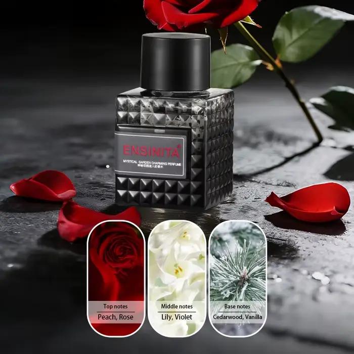 Parfum charmant unisexe Premium, sans alcool, Rose fraîche, pêche, Floral, fruité, Eau De Toilette,