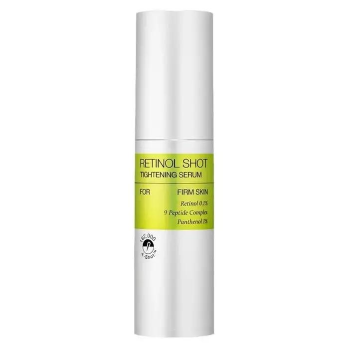 Le sérum au rétinol nourrit, hydrate, raffermit la peau, réduit les ridules et les cernes, réduit les Pores, antioxydant, Anti-âge